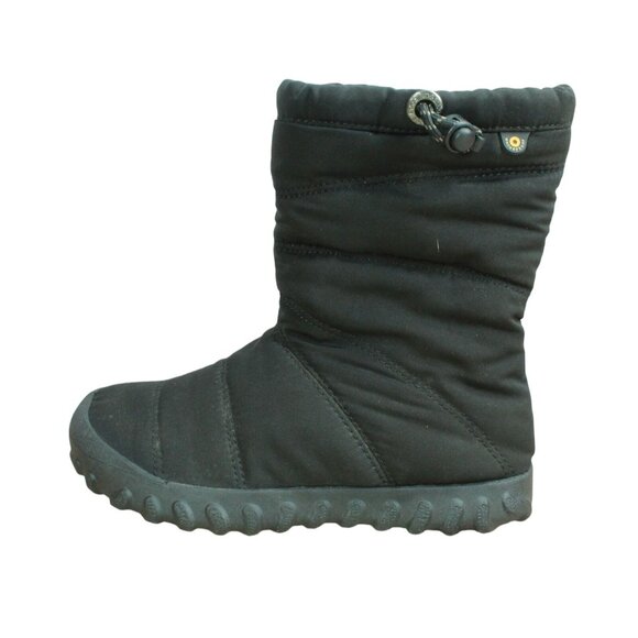 Bogs Women's Black Nylon Waterproof Insulated Cushioned Puffy Mid Boots Size 7 - Picture 1 of 9